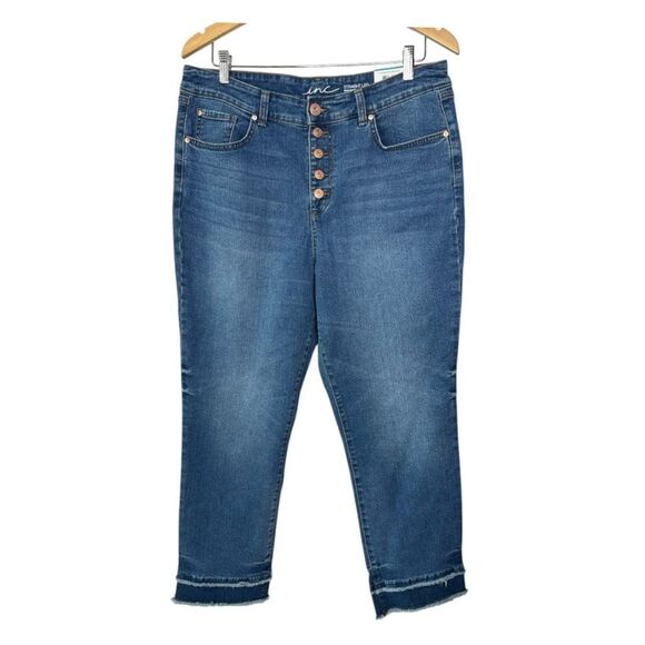 INC International Concepts 16/33 High Rise Delancey Straight Ankle Jean NWT - Picture 1 of 9